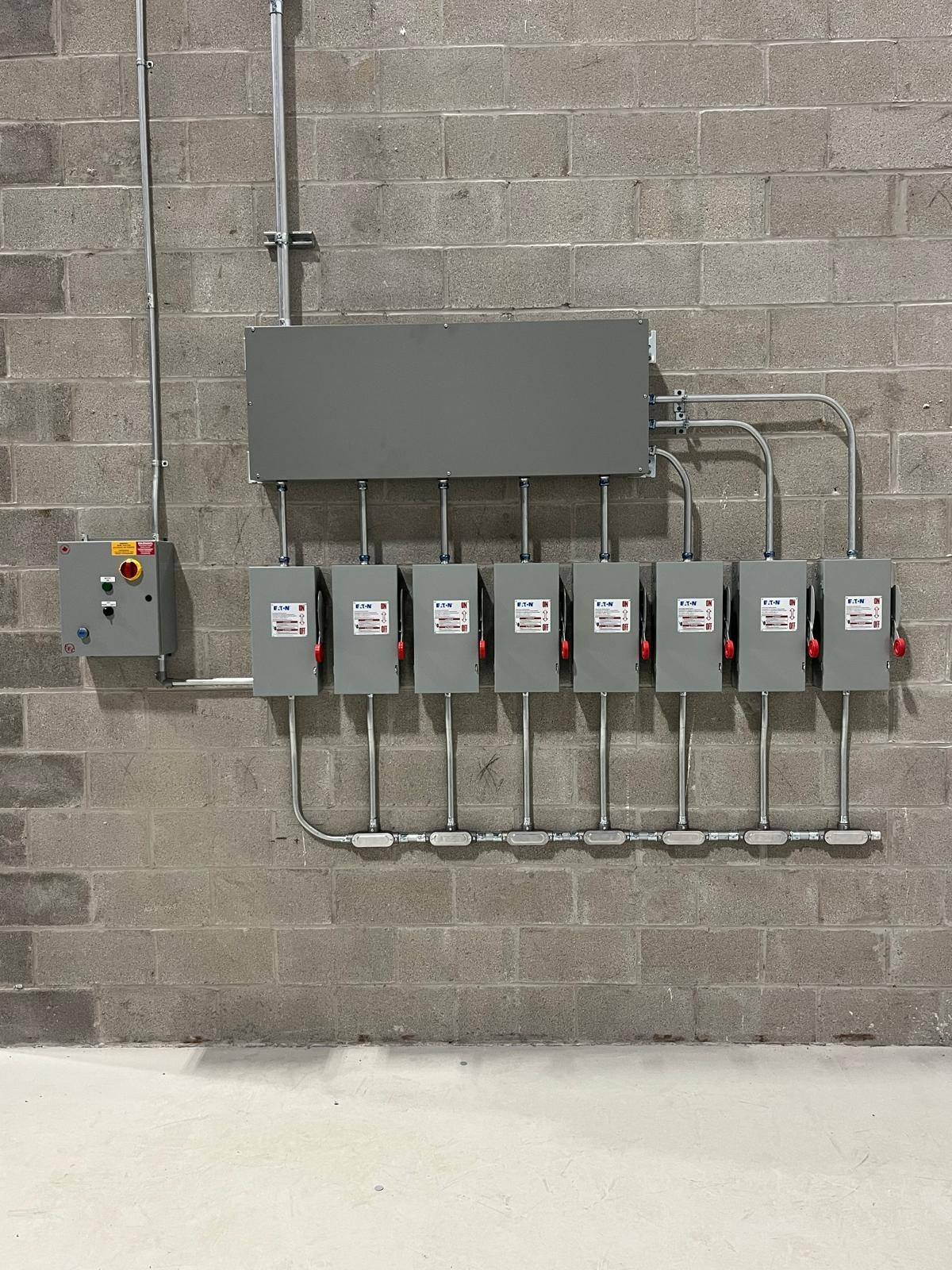 Commercial electrical panel